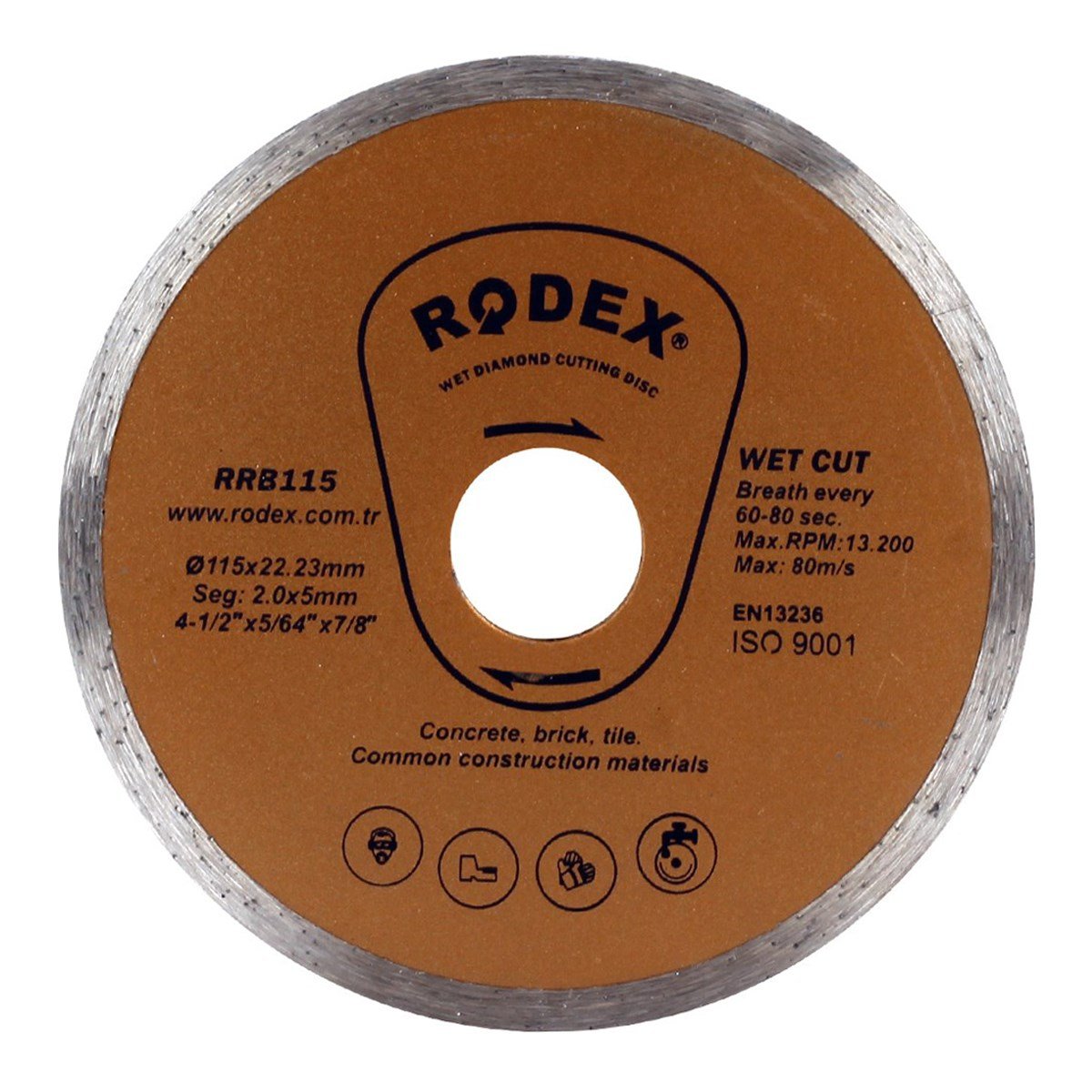 RODEX RRB115 ELMAS TESTERE SÜREKLİ 115