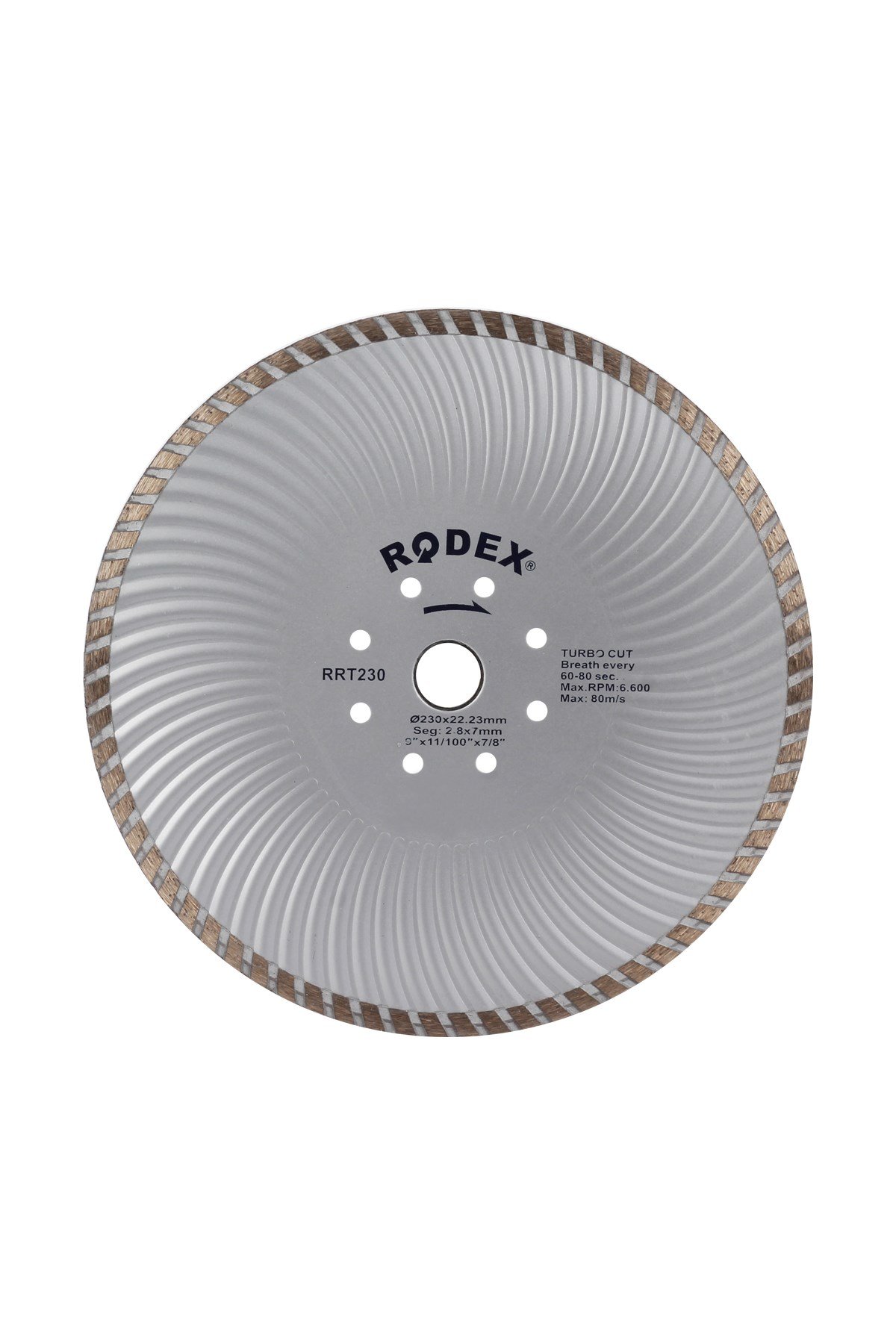 RODEX RRT230 TURBO KANALLI TESTERE 230