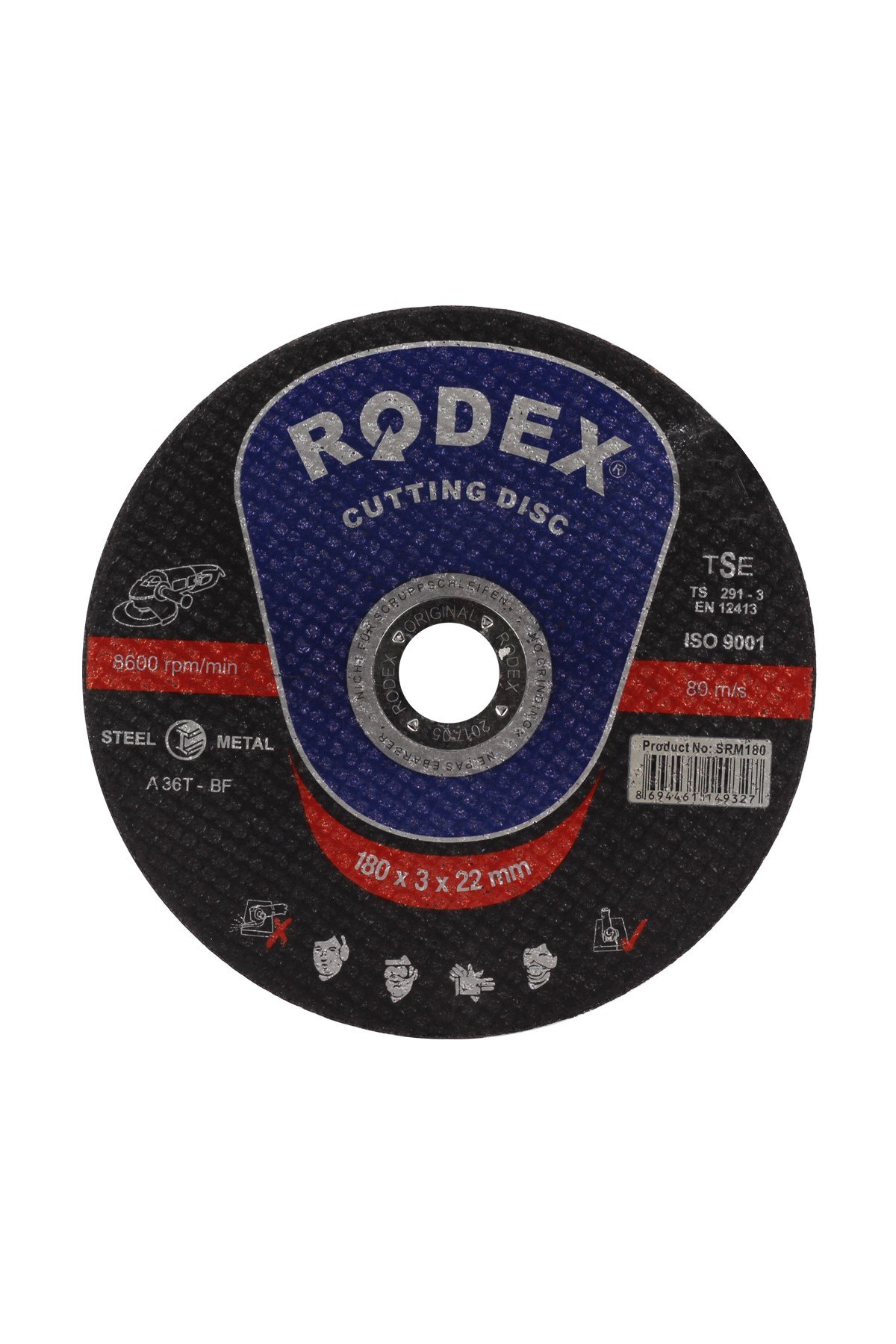 RODEX SRT180 MERMER KESİCİ 180*2,5