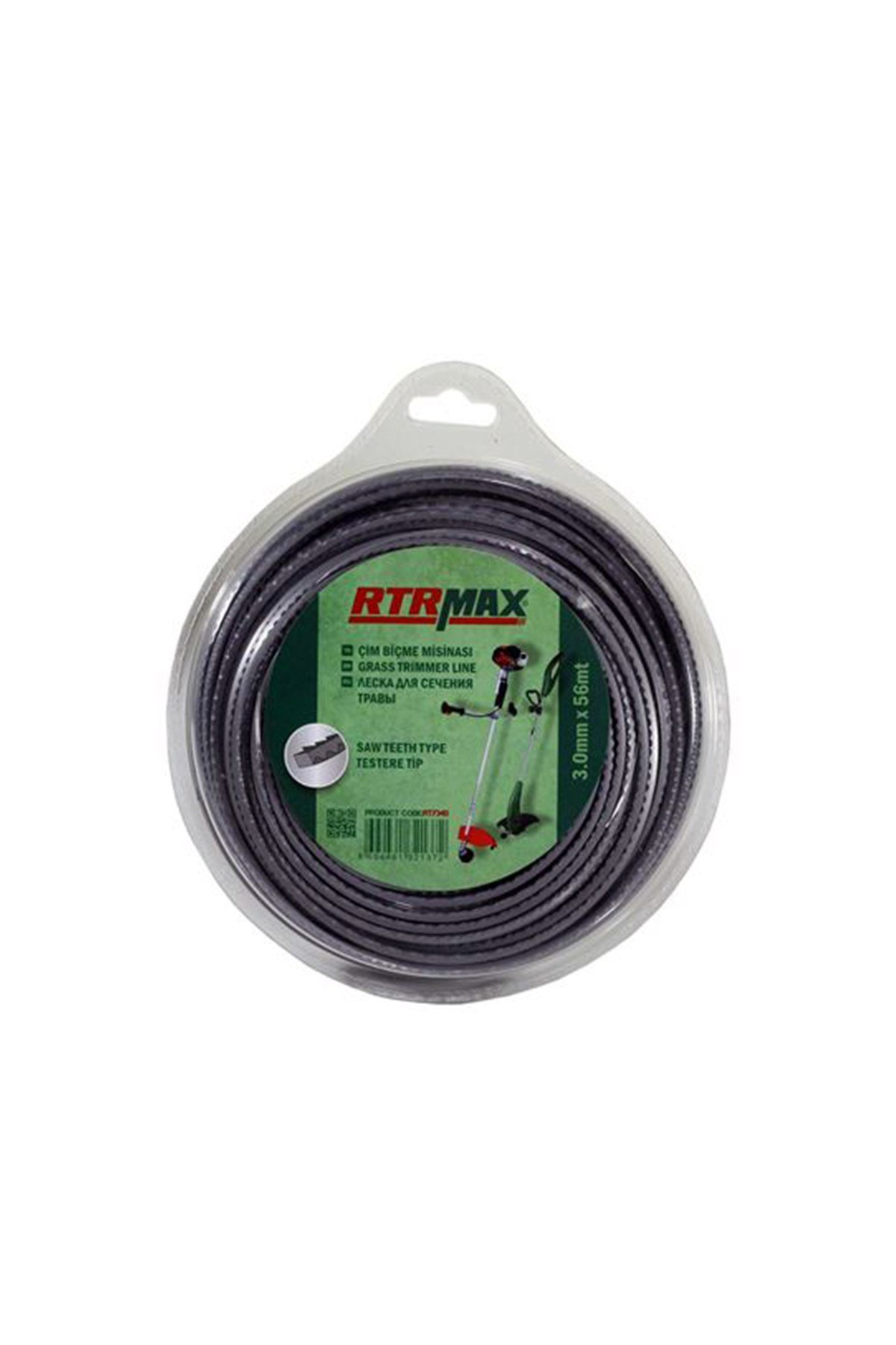 RTRMAX RTY340 TIRPAN MİSİNASI SİYAH 3MM*56MT