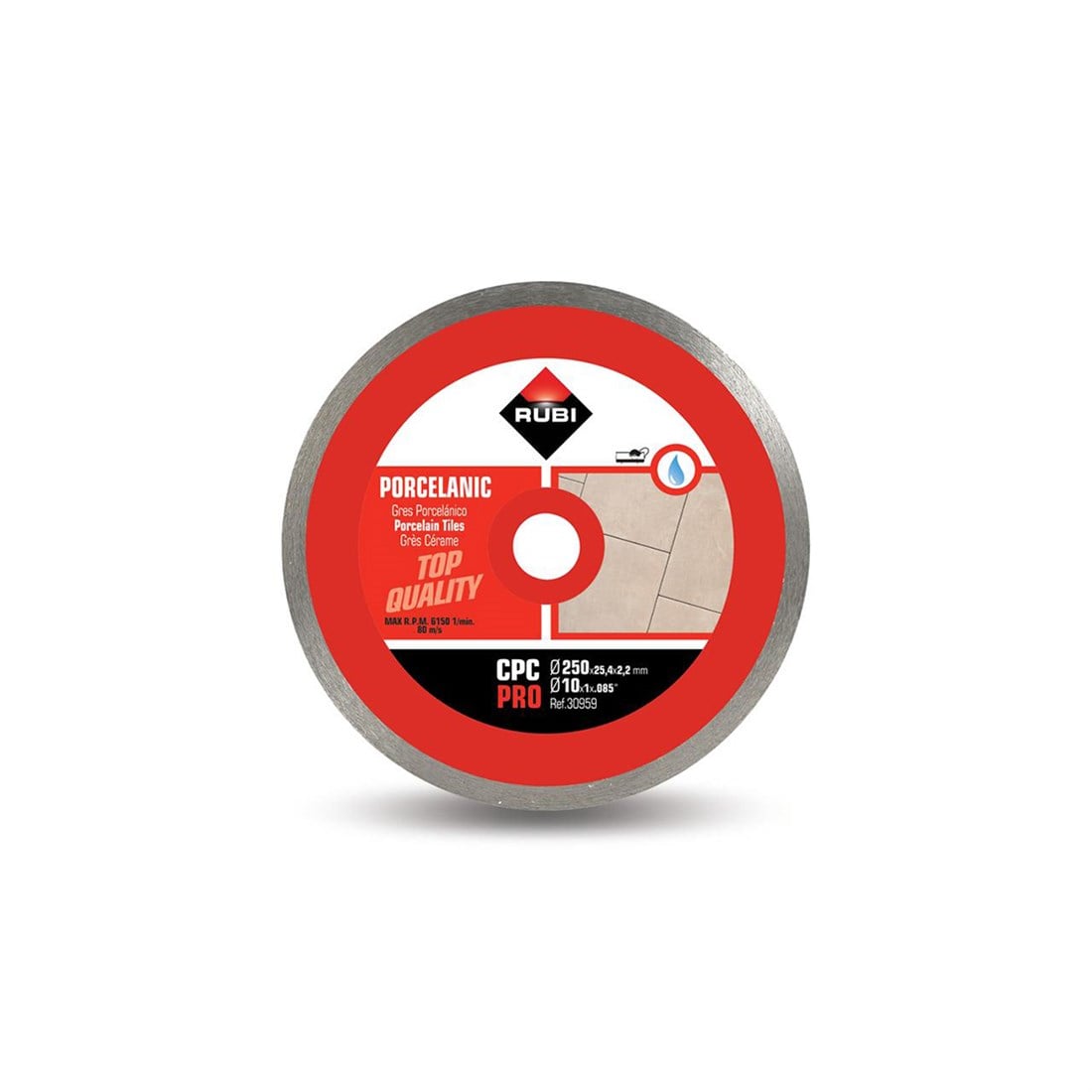 Rubi Cpc 250 Pro Sulu Porselen Testere CONTİNOUS 30959