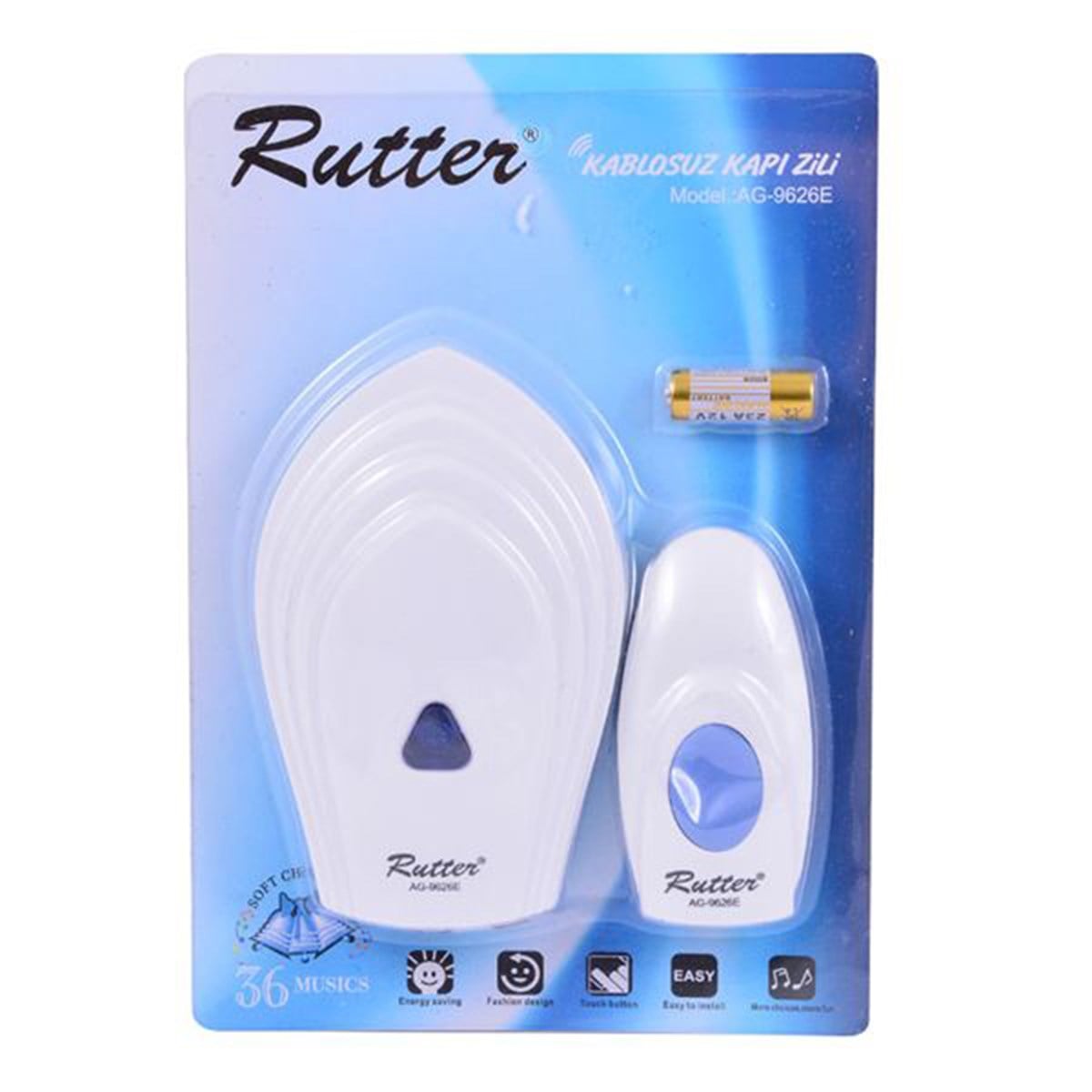Rutter Kablosuz Kapı Zili Ag-9626E