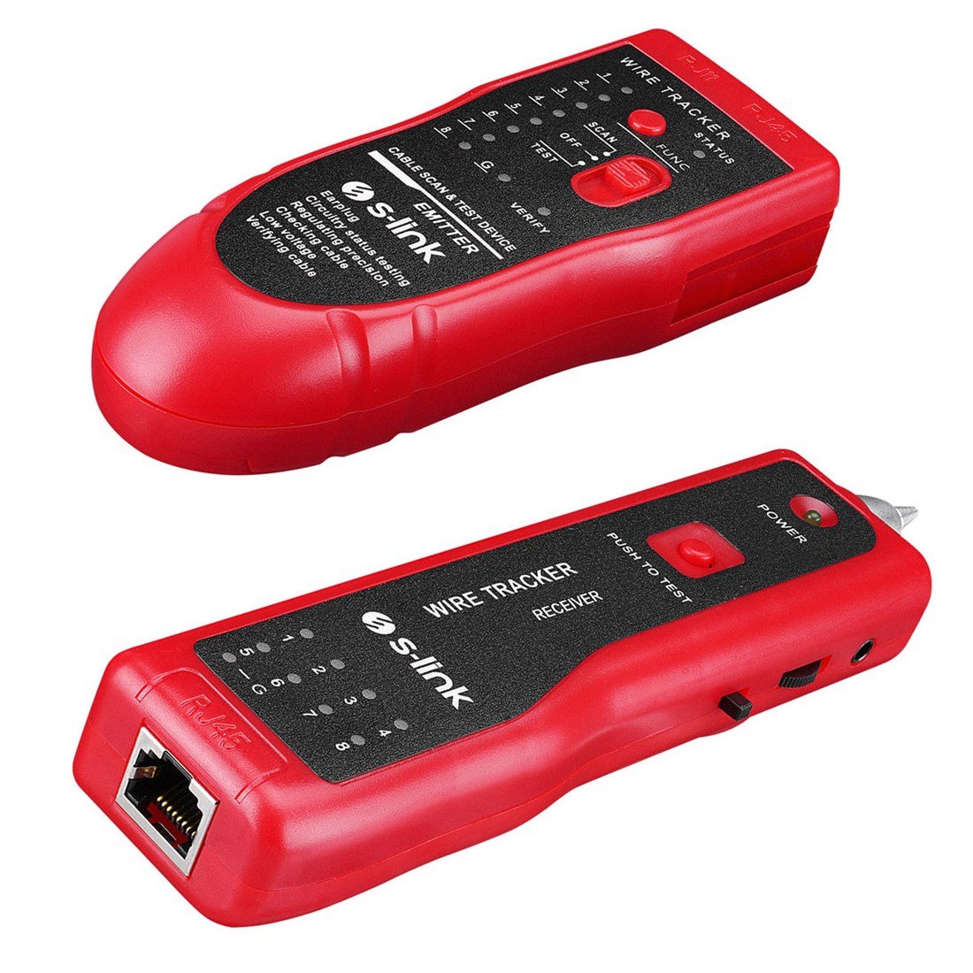 S-Link SL-KB10 Lüks Çantalı Kablo Bulucu ve Tester - 12273