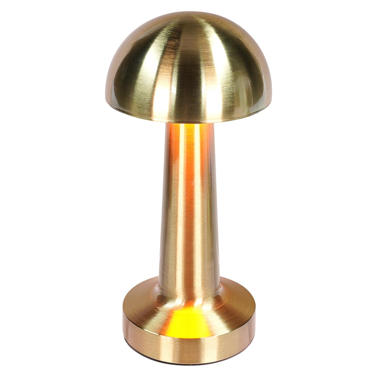 S-link SL-M9065 Lyra 1800mAh Batarya 60 Lümen Gold 3 Renk Işıklı Dokunmatik Dekoratif Masa Lambası - 41665