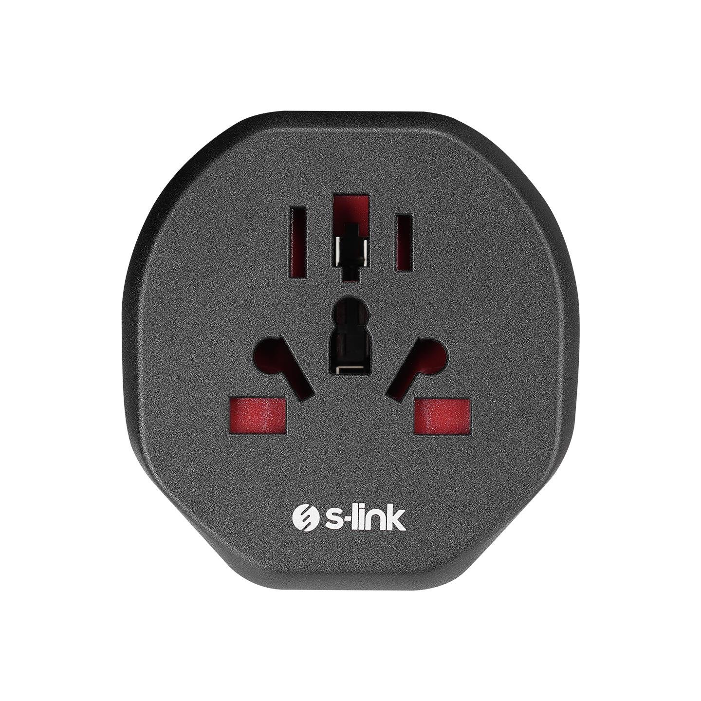 S-link SL-WL09 Universal - Türk Çevirici Çevirici Priz Adaptör - 33756
