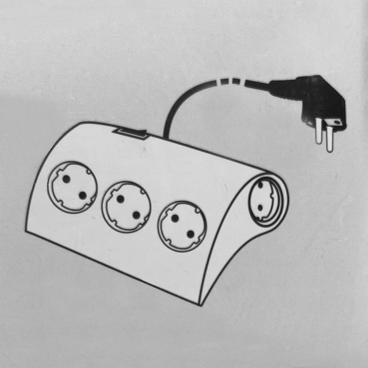 S-Link SPG9-5-15 Akım Koruma ve 2 Adet 2.1A Usb Şarj Soketli Beşli Masaüstü Grup Priz - 18813