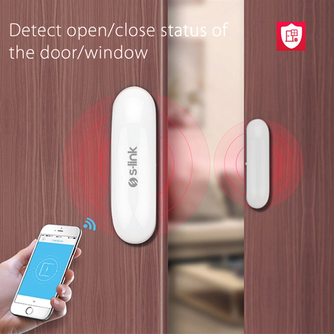 S-Link Swapp SL-EG01 Akıllı Ev güvenliği Kablosuz Kapı Pencere Manyetik Sensör - 32840