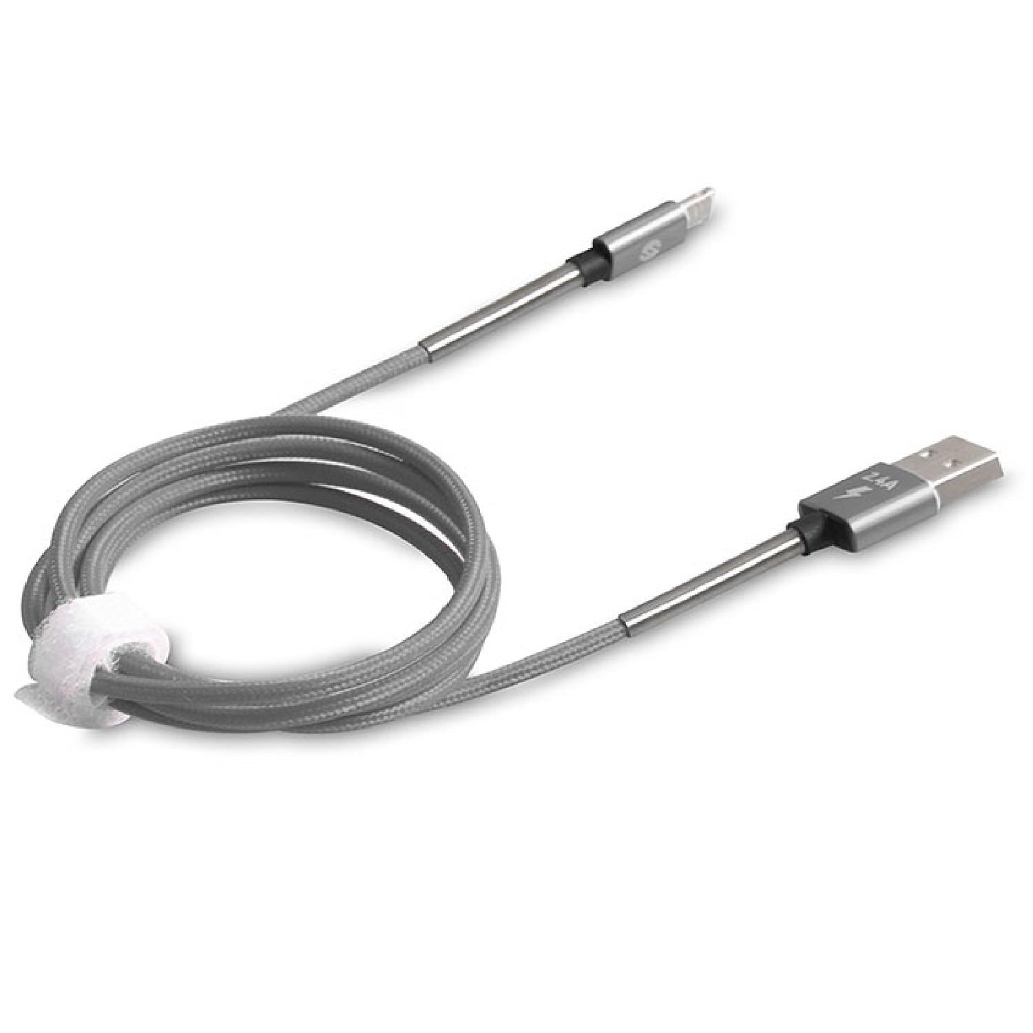 S-link Swapp SW-KC73MG 1m 2.4A Type-C Kılıflı Gri Data + Şarj Kablosu - 29246