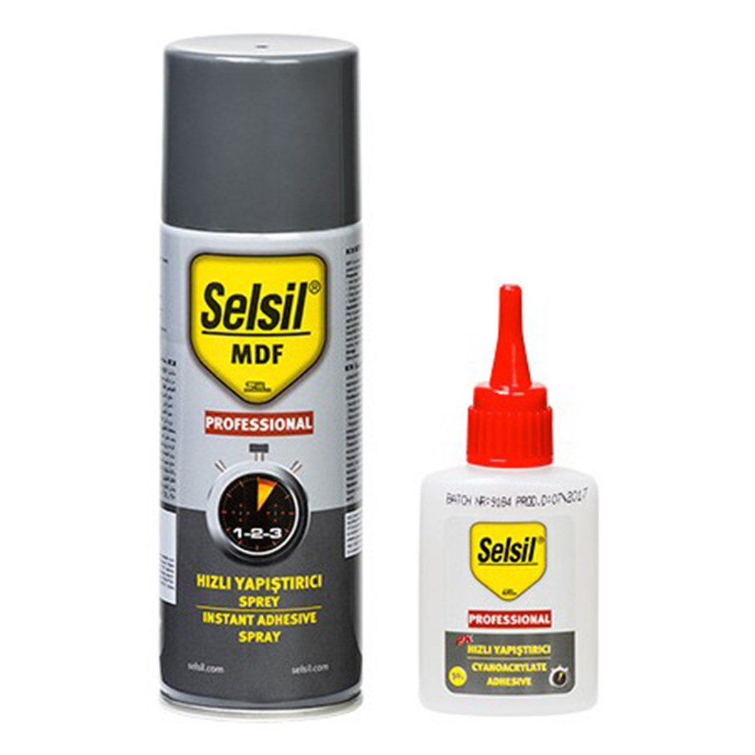 Selsil 2K Hızlı Yapıştırıcı Mdf Kıt 200ml