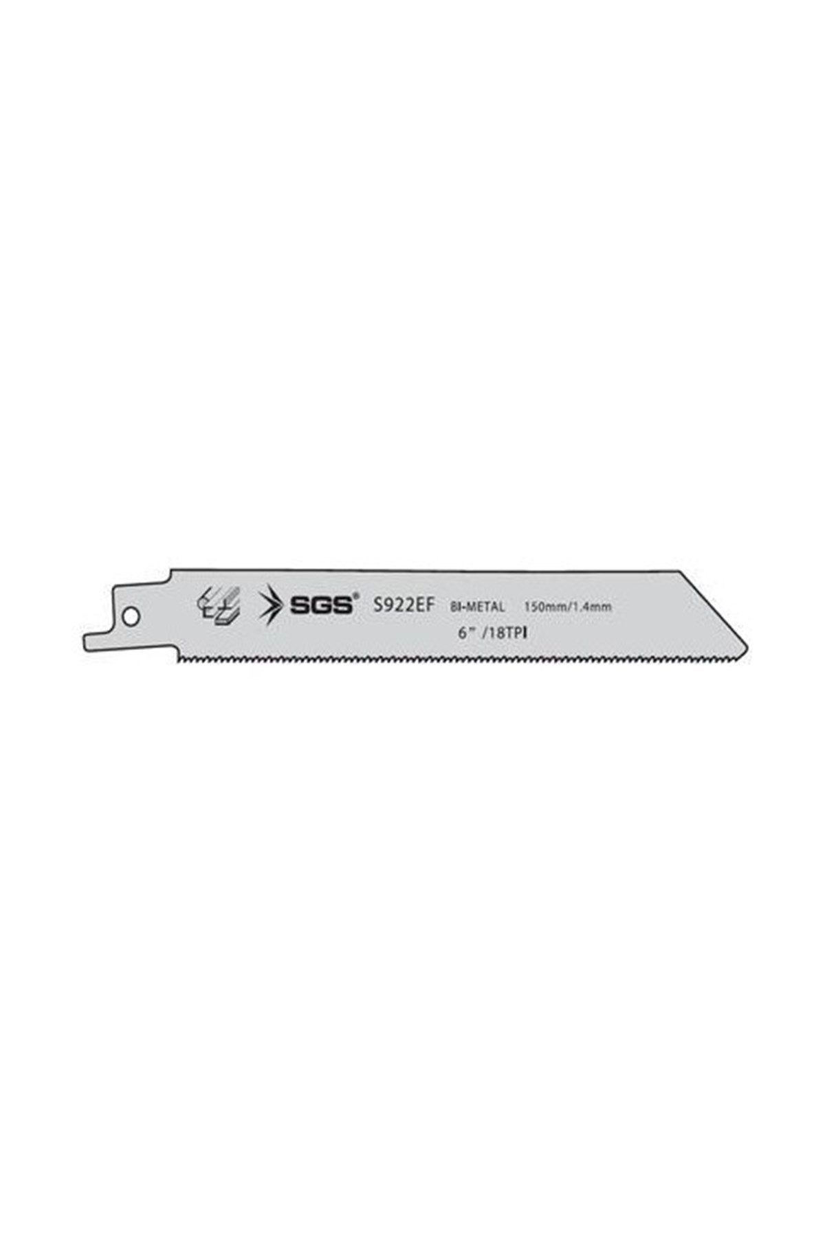 SGS 2712 METAL TİLKİ KUYRUĞU TESTERESİ 150MM 5Lİ