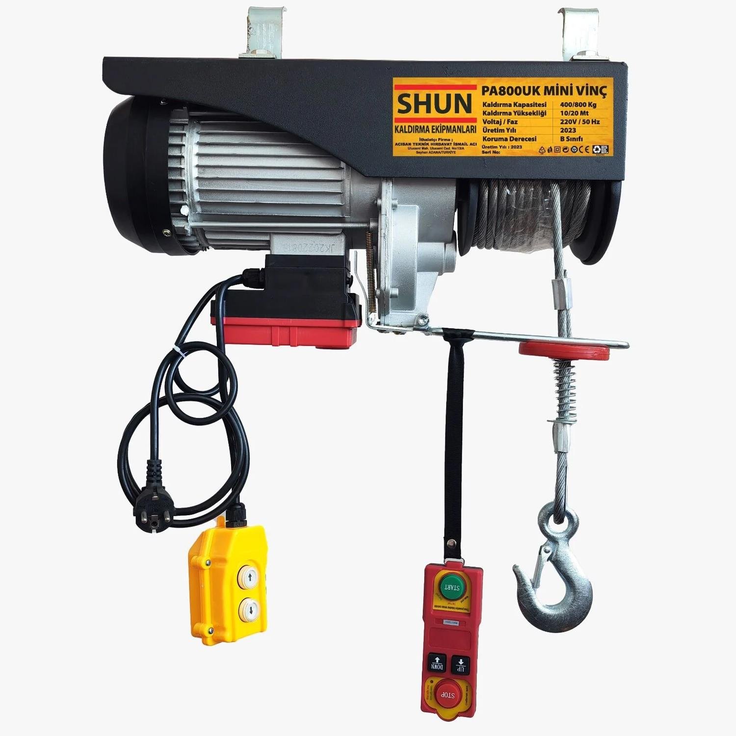 Shun Elektrikli Ceraskal Uzaktan Kumandalı Vinç 400-800 - 7486050