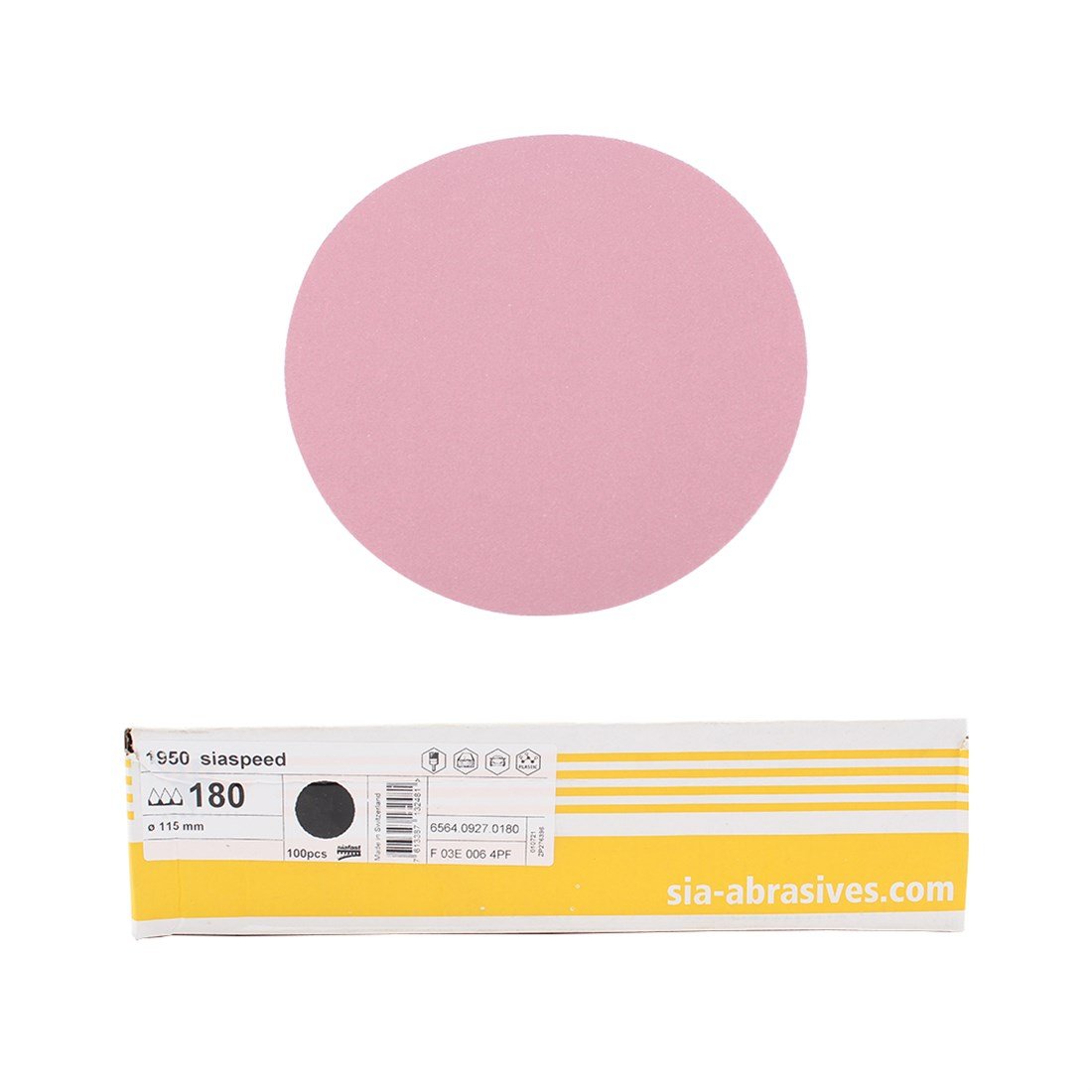 Sia 1950 115 mm 180 kum Zımpara - F03E0064PF