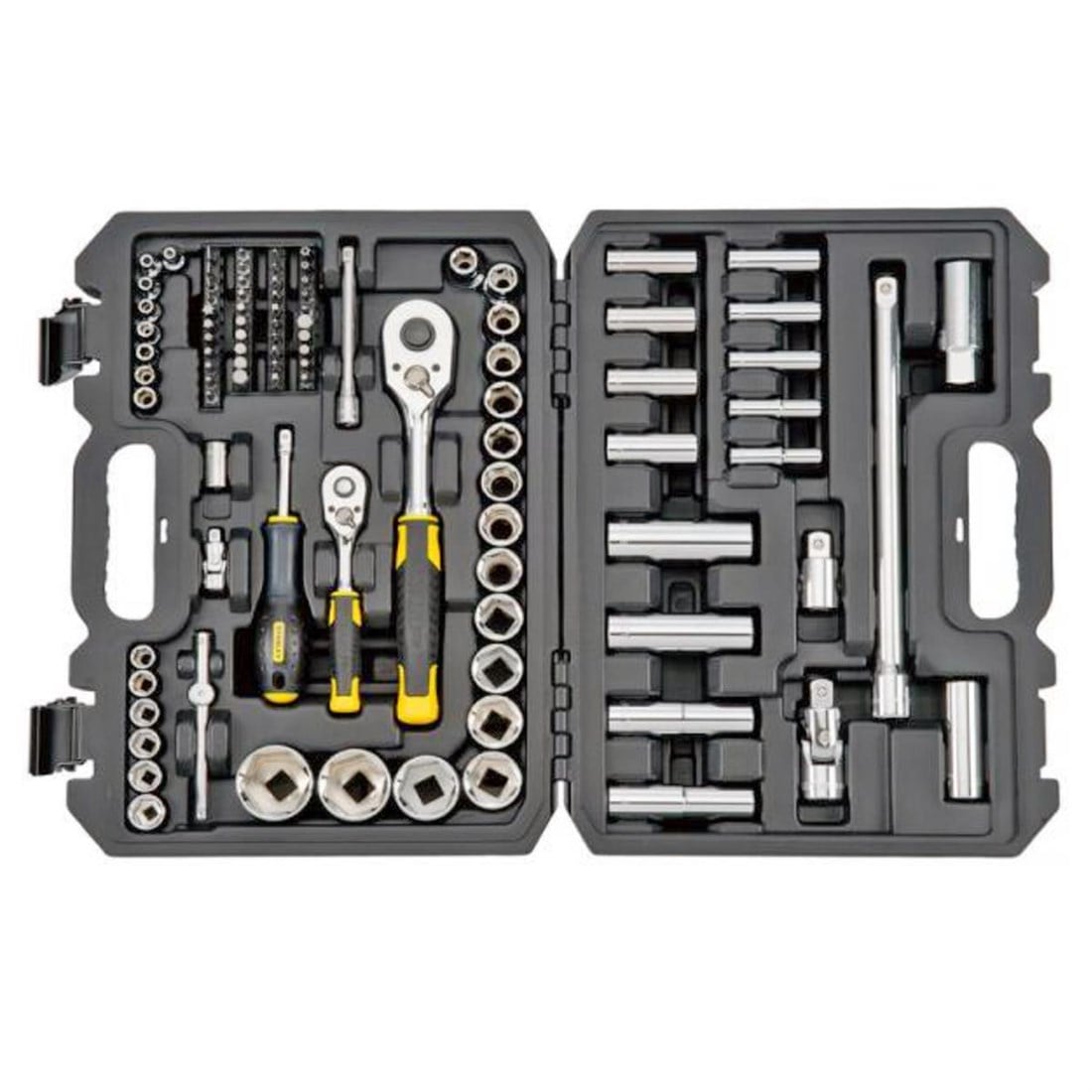 Stanley 1/4 1/2 Socket Aksesuar Set 96 Parça - STMT17379-1