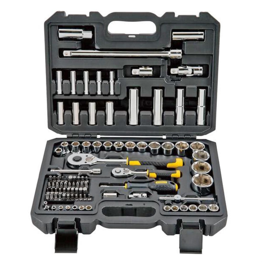 Stanley 1/4 1/2 Socket Aksesuar Set 96 Parça - STMT17379-1