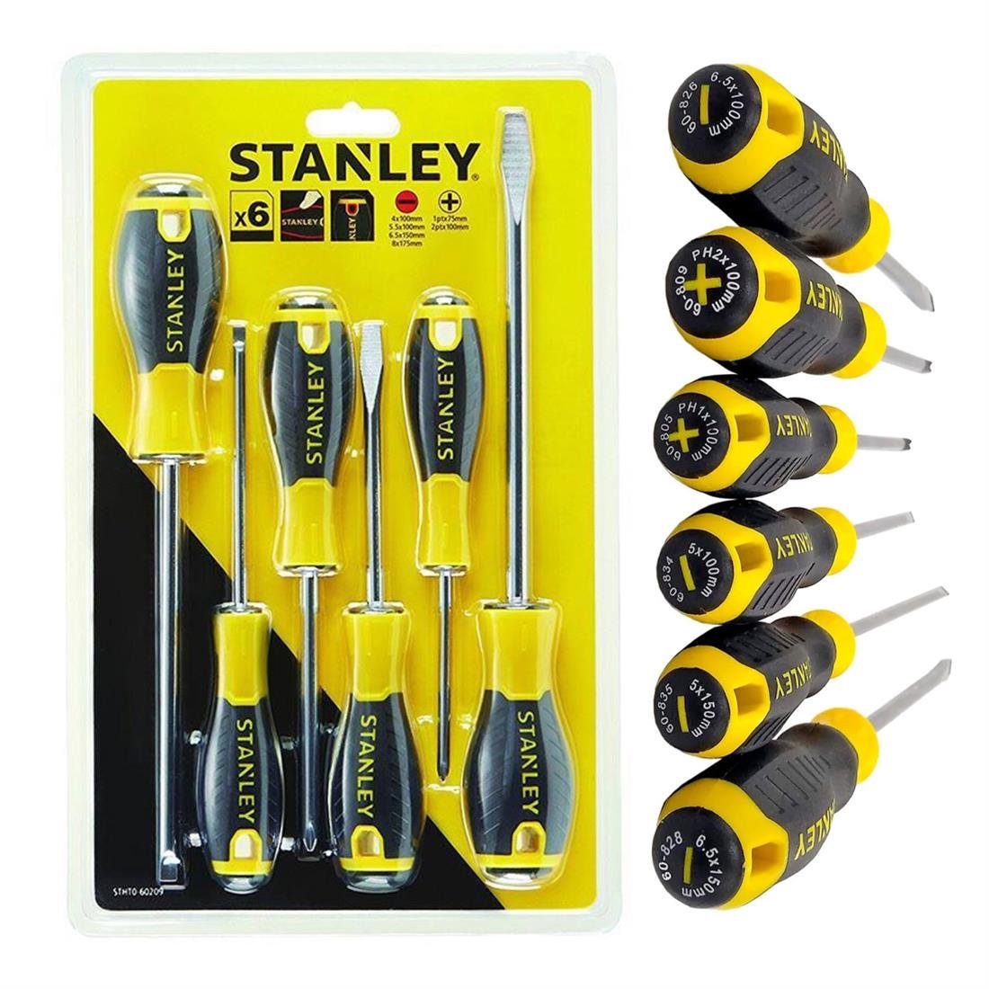 Stanley 6 Parça Tornavida Seti - STHT0-60209