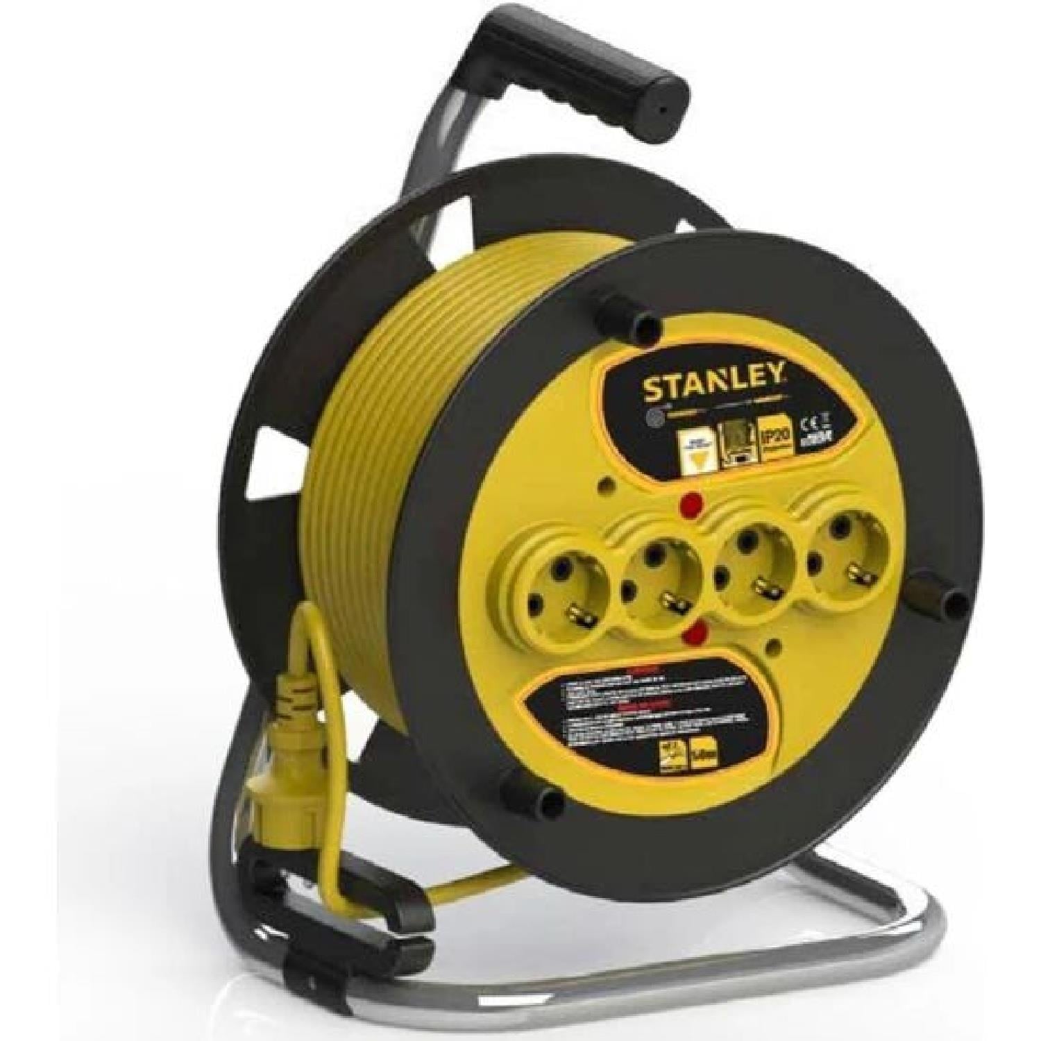Stanley Pmk-40315 Makaralı Kablo IP20 F Tipi 3*1,5 40mt - SXECFL2QBVE