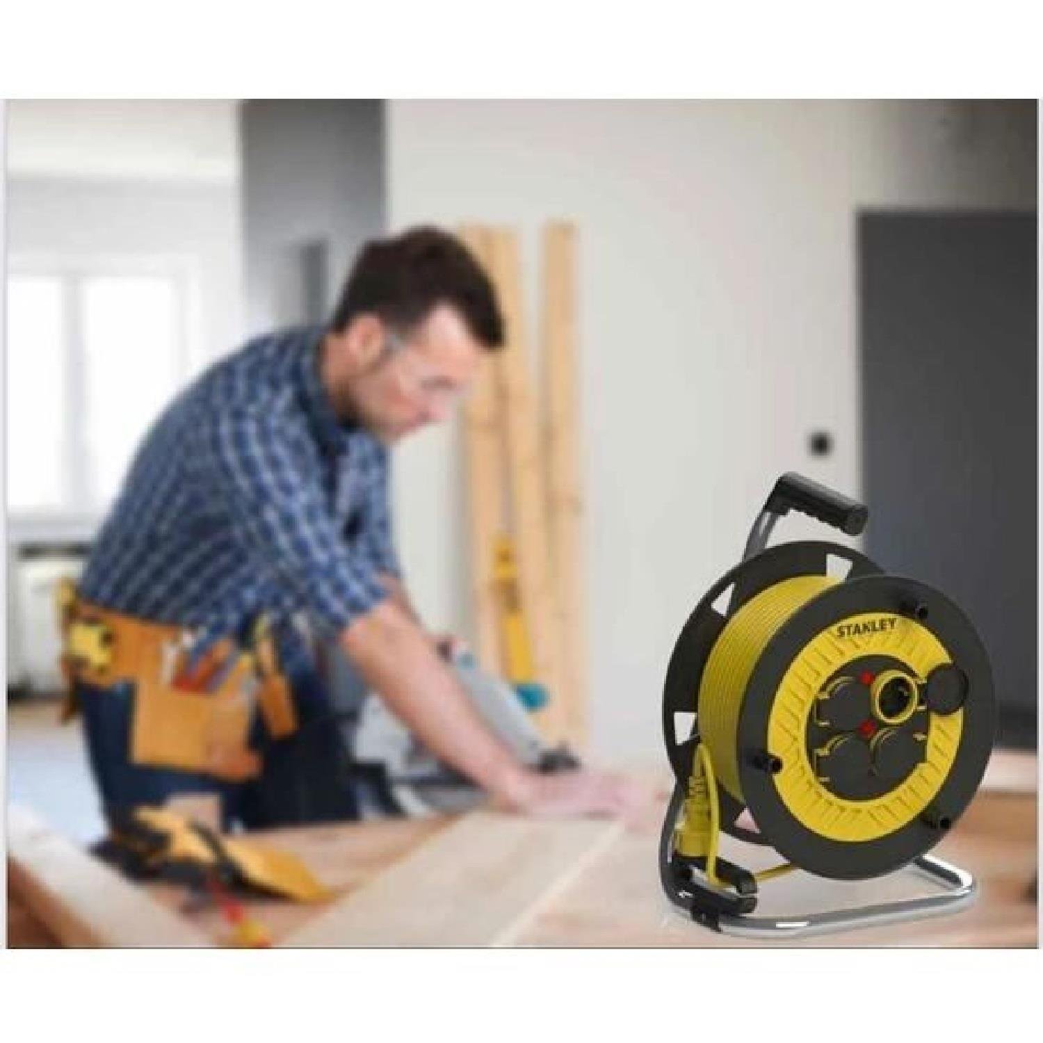 Stanley Pmp-50315 Makaralı Kablo IP44 F Tipi 3*1,5 50mt - SXECFL2RBXE