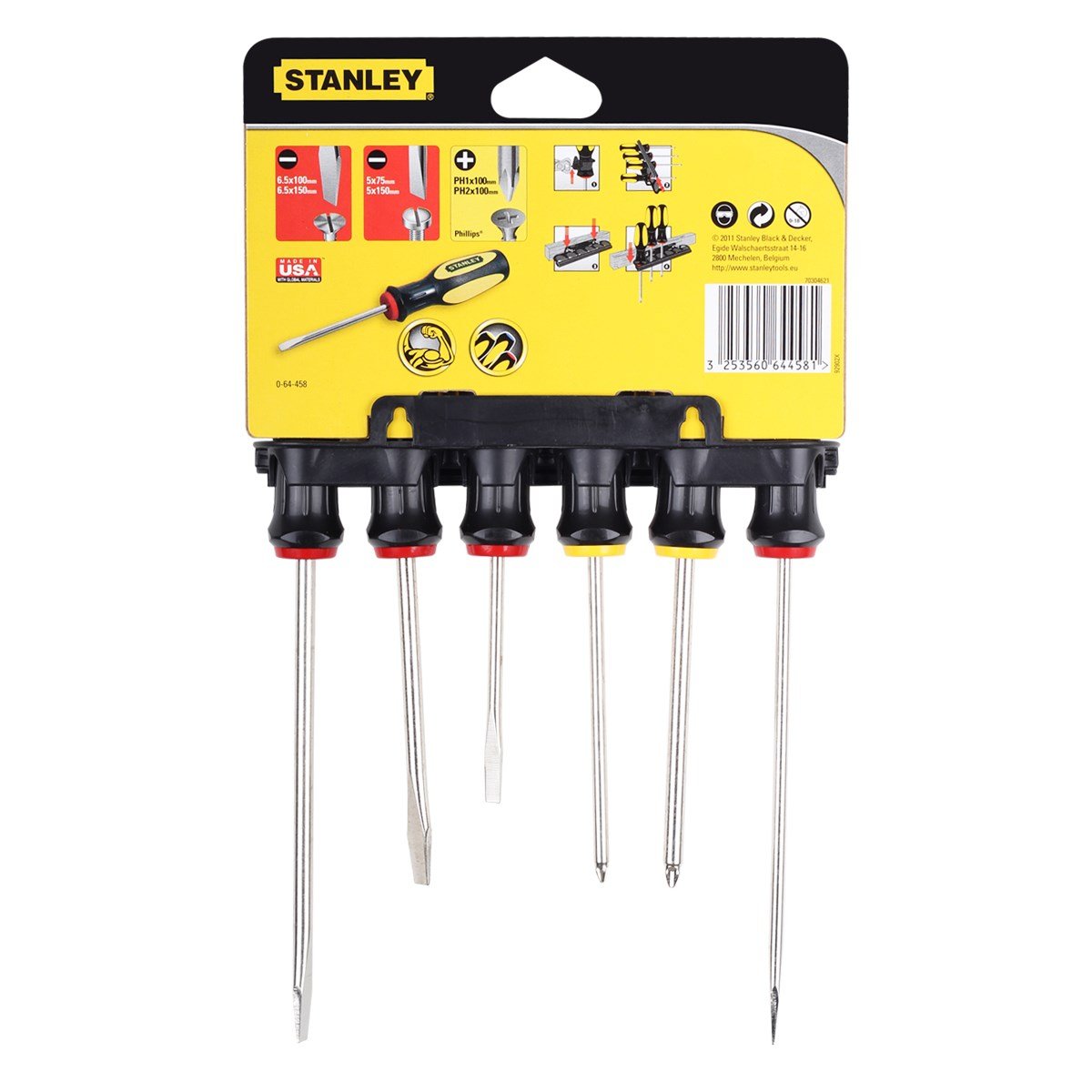 STANLEY TORNAVİDA SETİ BASİC 6 PARÇA