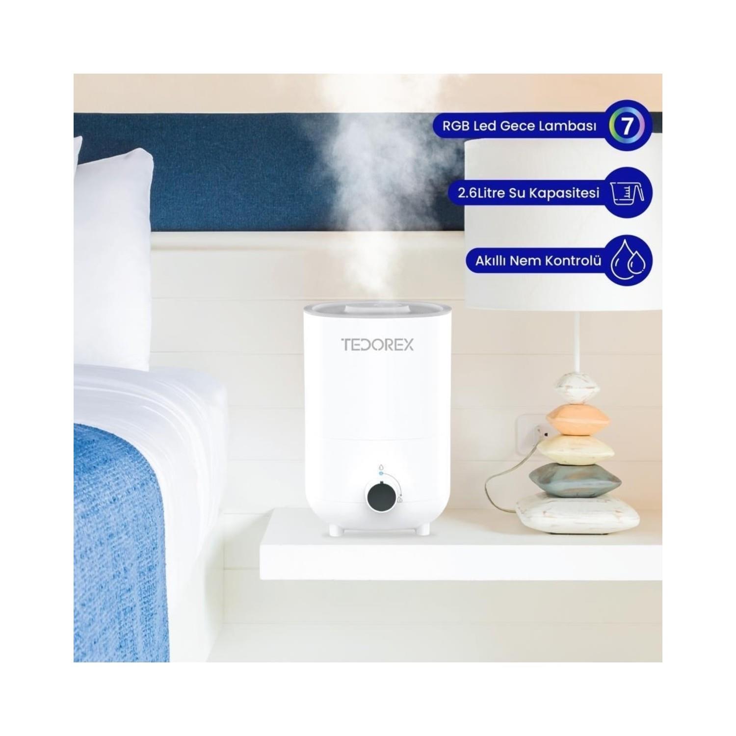 Tedorex LP-2111A Ultrasonik Hava Nemlendirici 2.6 Lt. ELK-05673