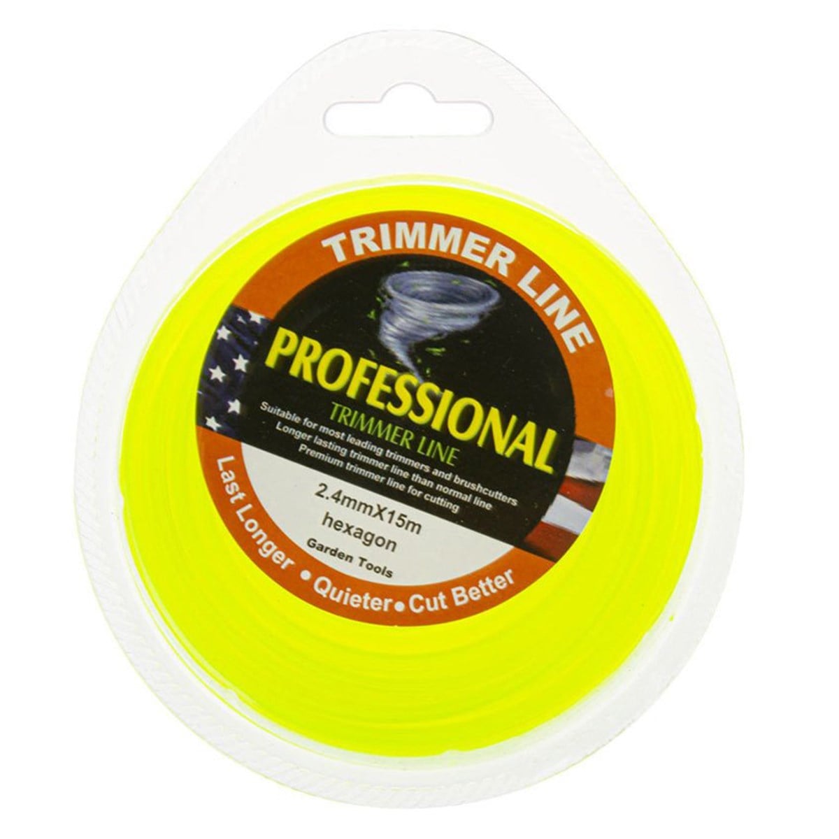 Veta Misina Pro 2,4mm 15mt Sarı 6 Köşe - 131742