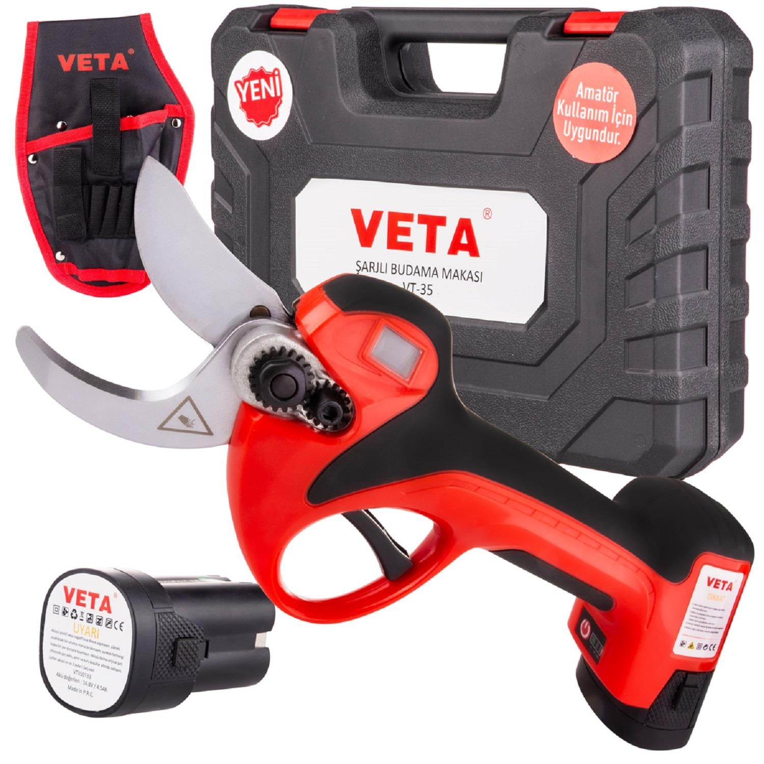 Veta VT-35 Budama Makası Çift Akülü Sensörlü 35mm - 112685