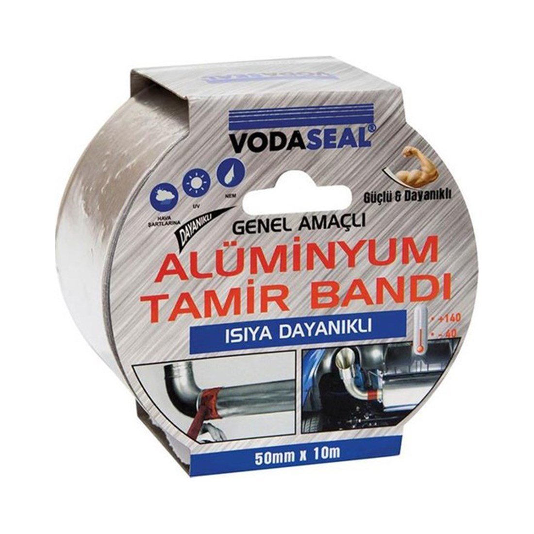 Vodaseal Alüminyum Tamir Bandı 50Mm*10Mt 