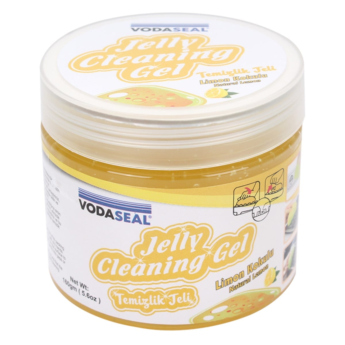VODASEAL JELLY TEMİZLİK SETİ LİMON KOKULU 160GR 780189