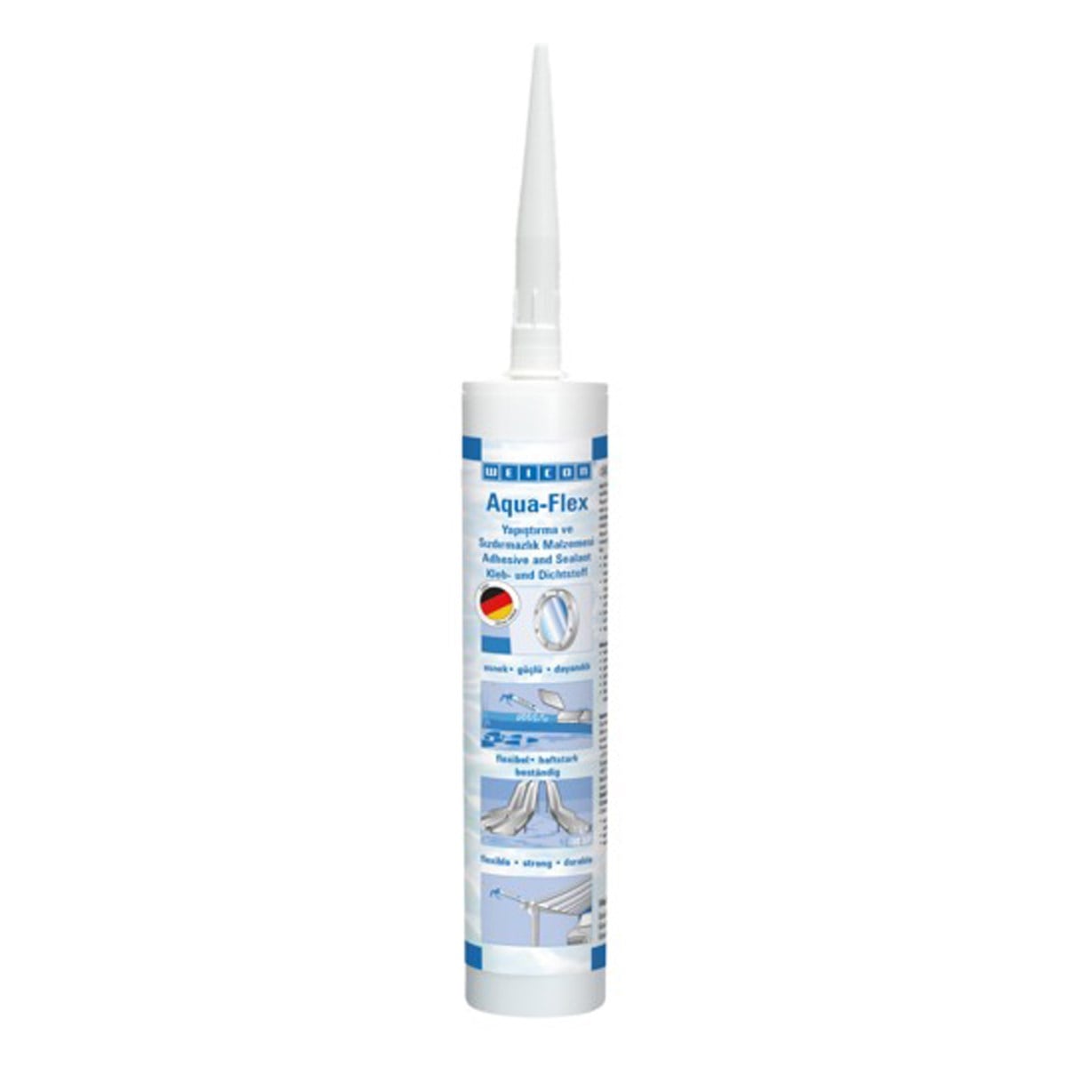 WEICON AQUA FLEX YAPIŞTIRICI VE SIZDIRMAZLIK GRİ 310ML 13702310