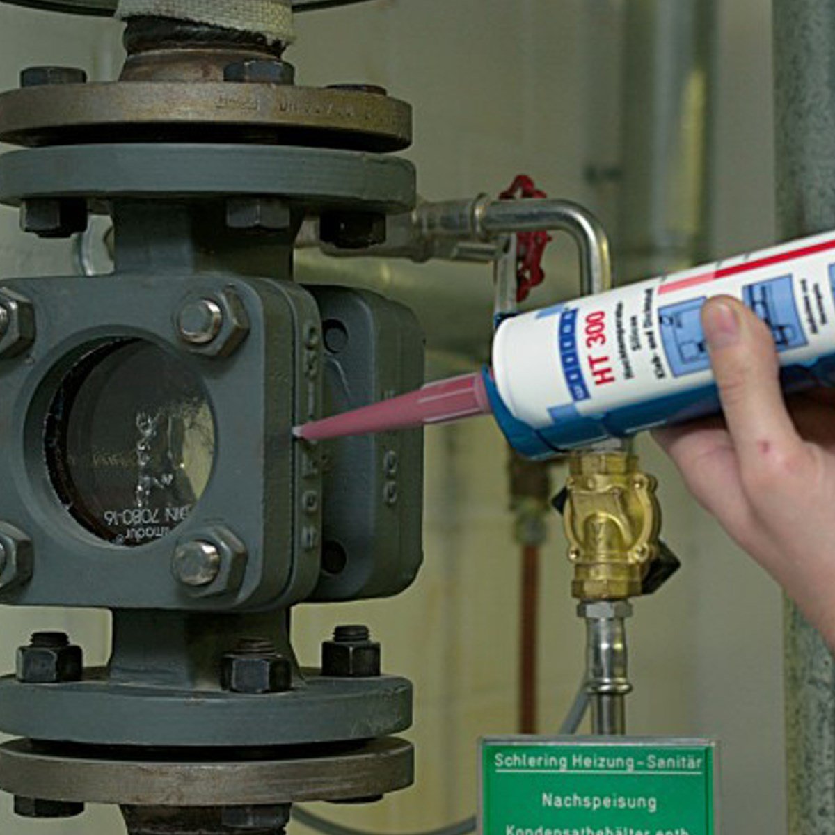 WEICON HT 300 - Kırmızı Yüksek Sıcaklık Silikonu 310 ml 13050310