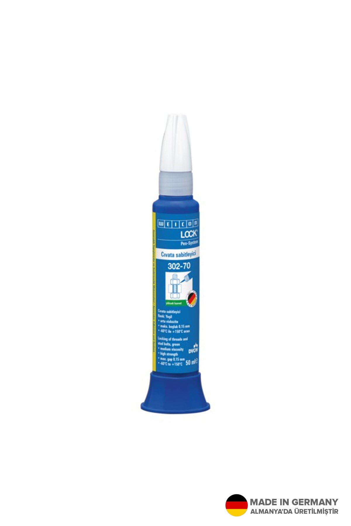 WEICON LOCK CİVATA SABİTLEYİCİ 302-70 200 ML 30270200 (YÜKSEK MUKAVEMET)