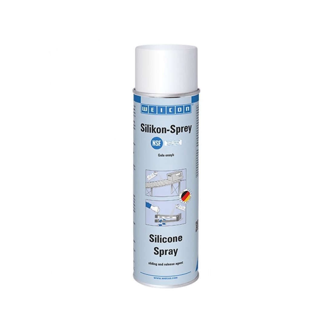 Weıcon Silikon Sprey 400ml Nsf 11351400 (Gıda Onaylı)