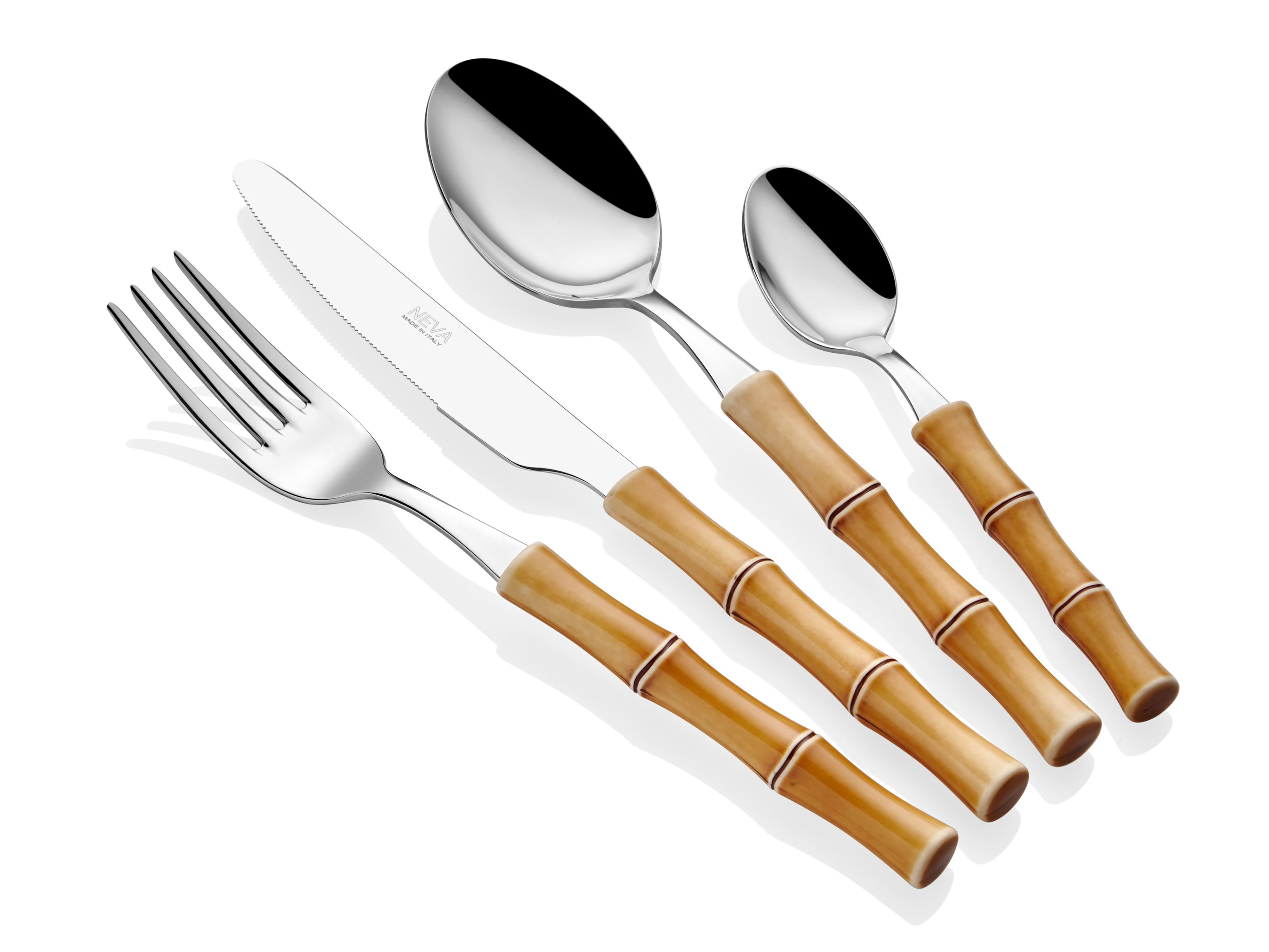 24 ParçaNEVA ITALYEle TrendBamboo Bej