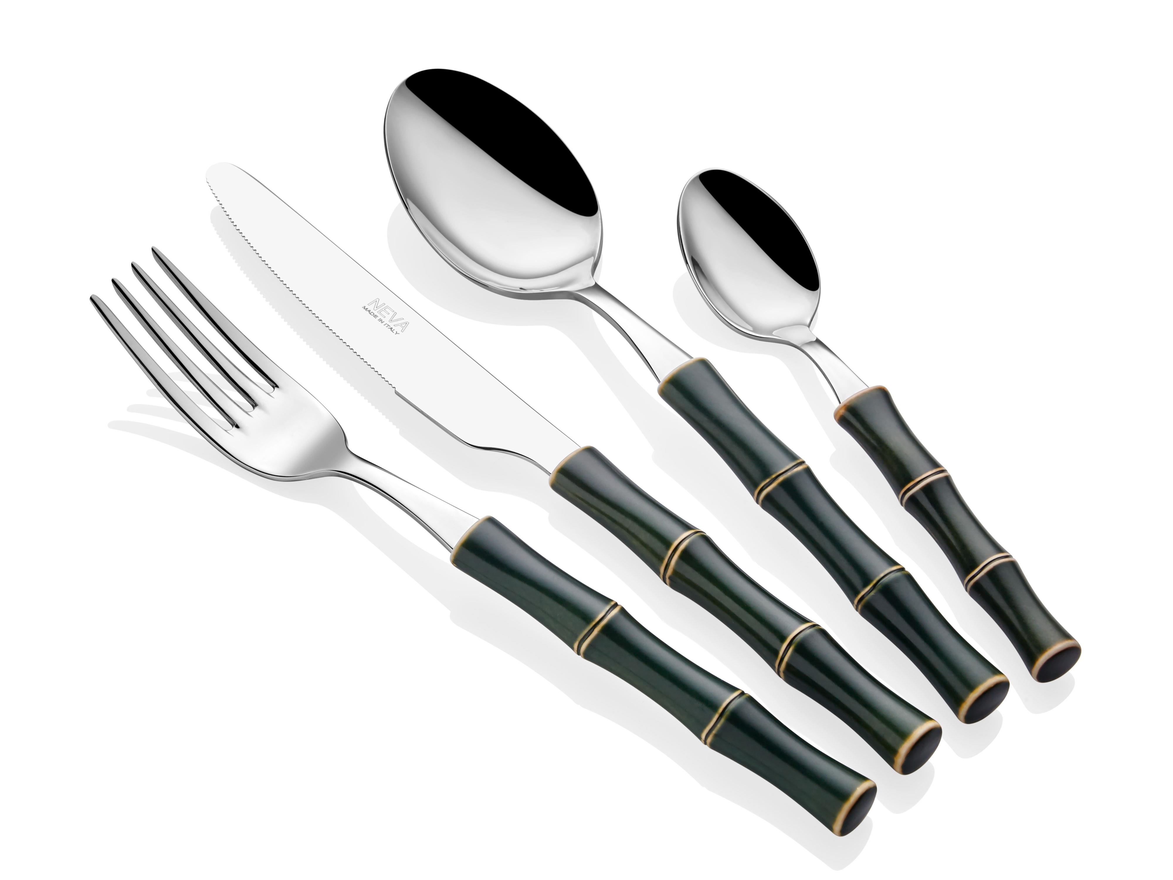 24 ParçaNEVA ITALYEle TrendBamboo Yeşil 