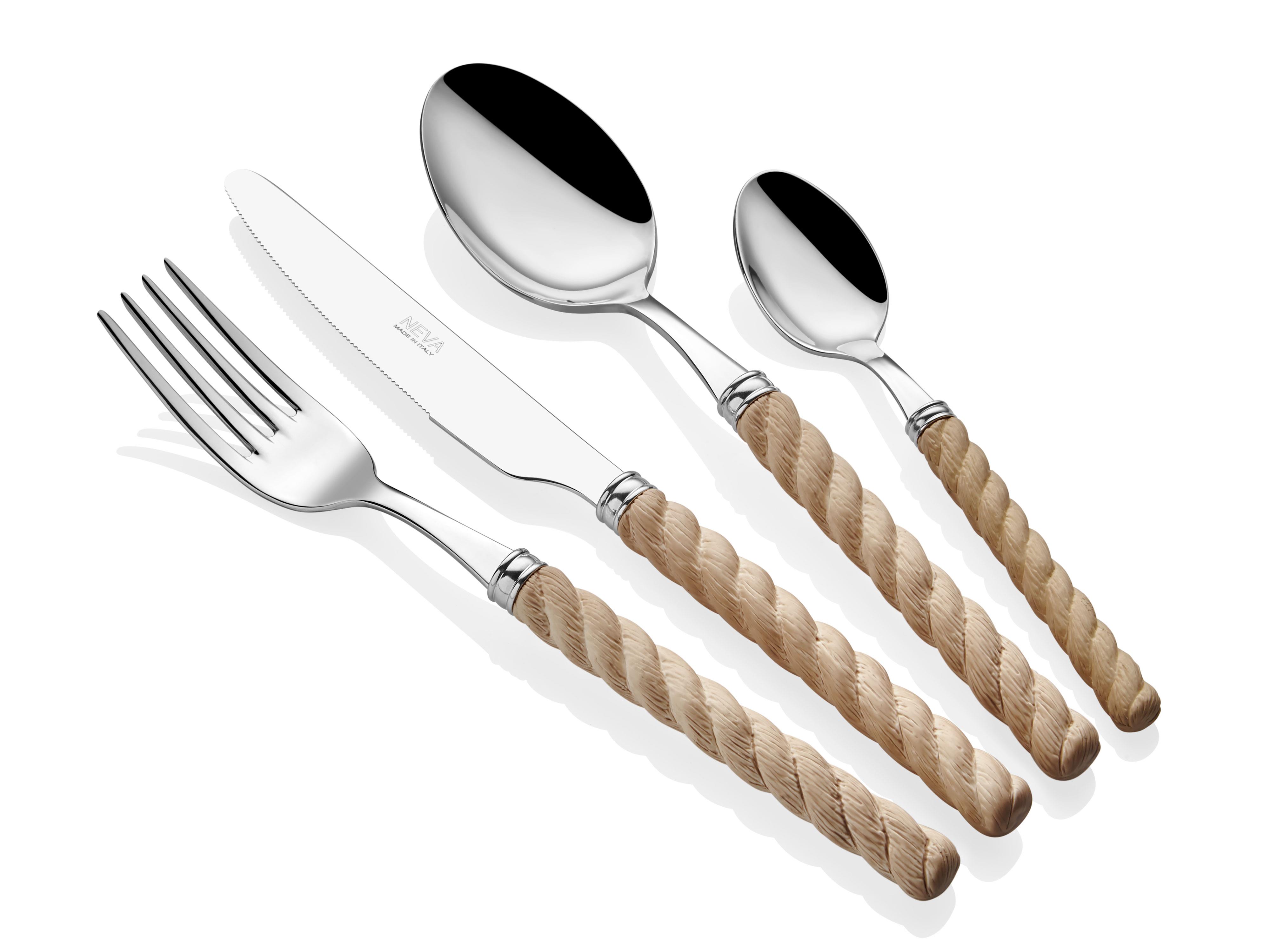 24 ParçaNEVA ITALYEle TrendRope Bej