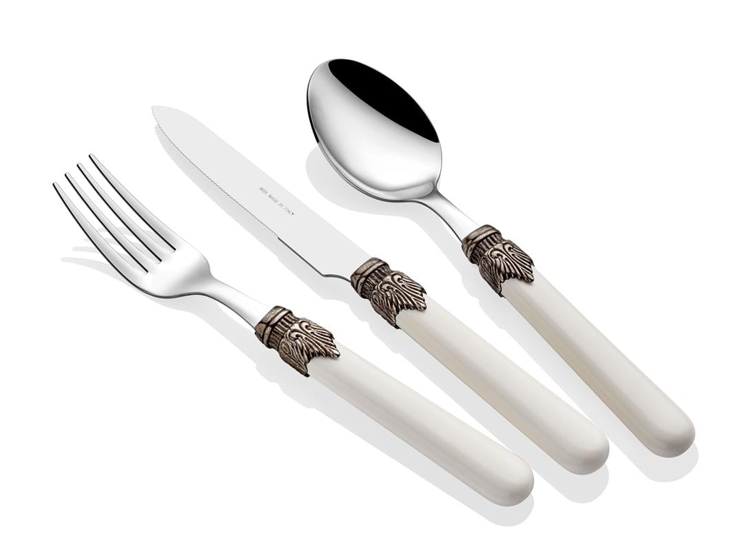 24 ParçaRIVADOSSIEle TrendClassic Beyaz 24 Parça Çatal Bıçak Seti