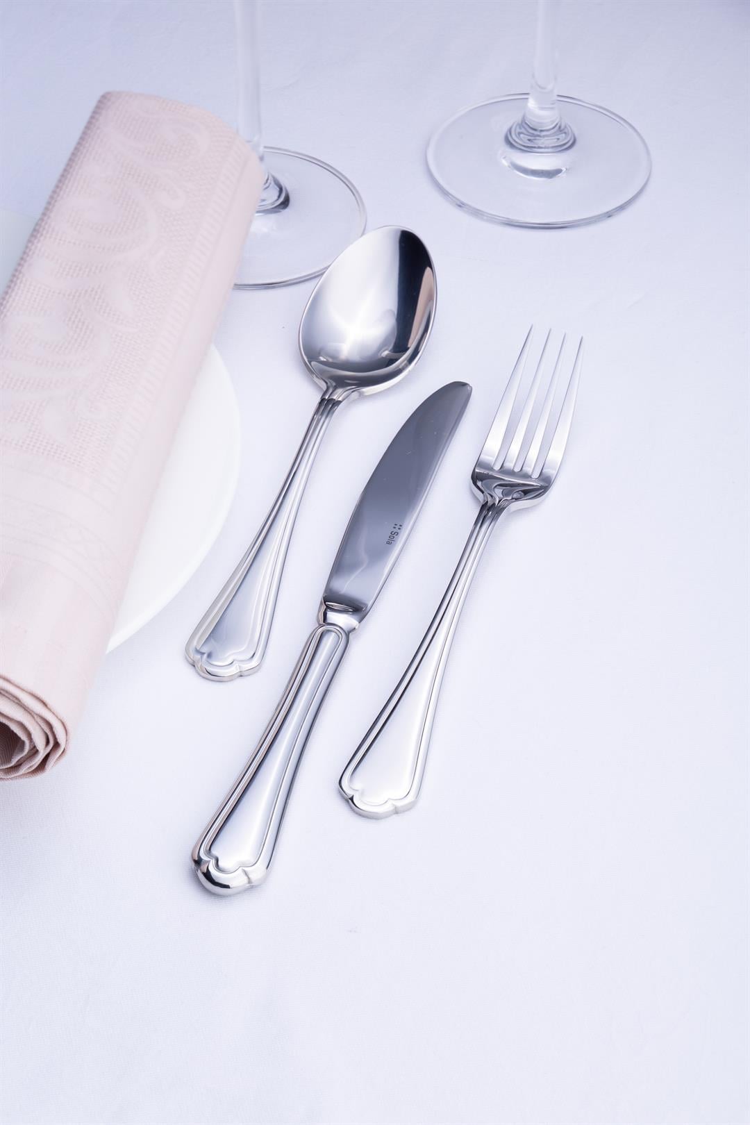 84 ParçaSOLA SWISSEle TrendChateau 84 Parça Çatal Bıçak Seti
