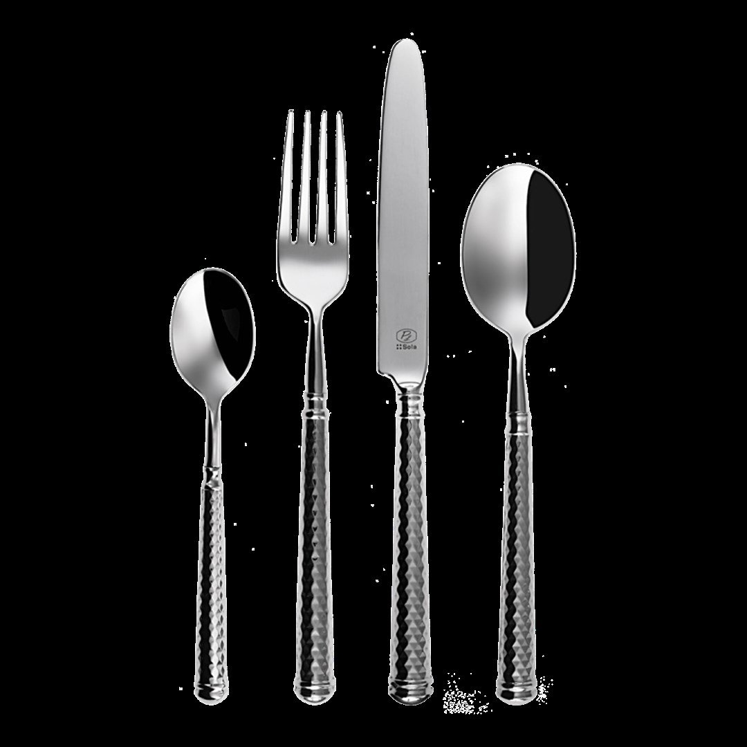 84 ParçaSOLA SWISSEle TrendCubism 84 Parça Çatal Bıçak Seti