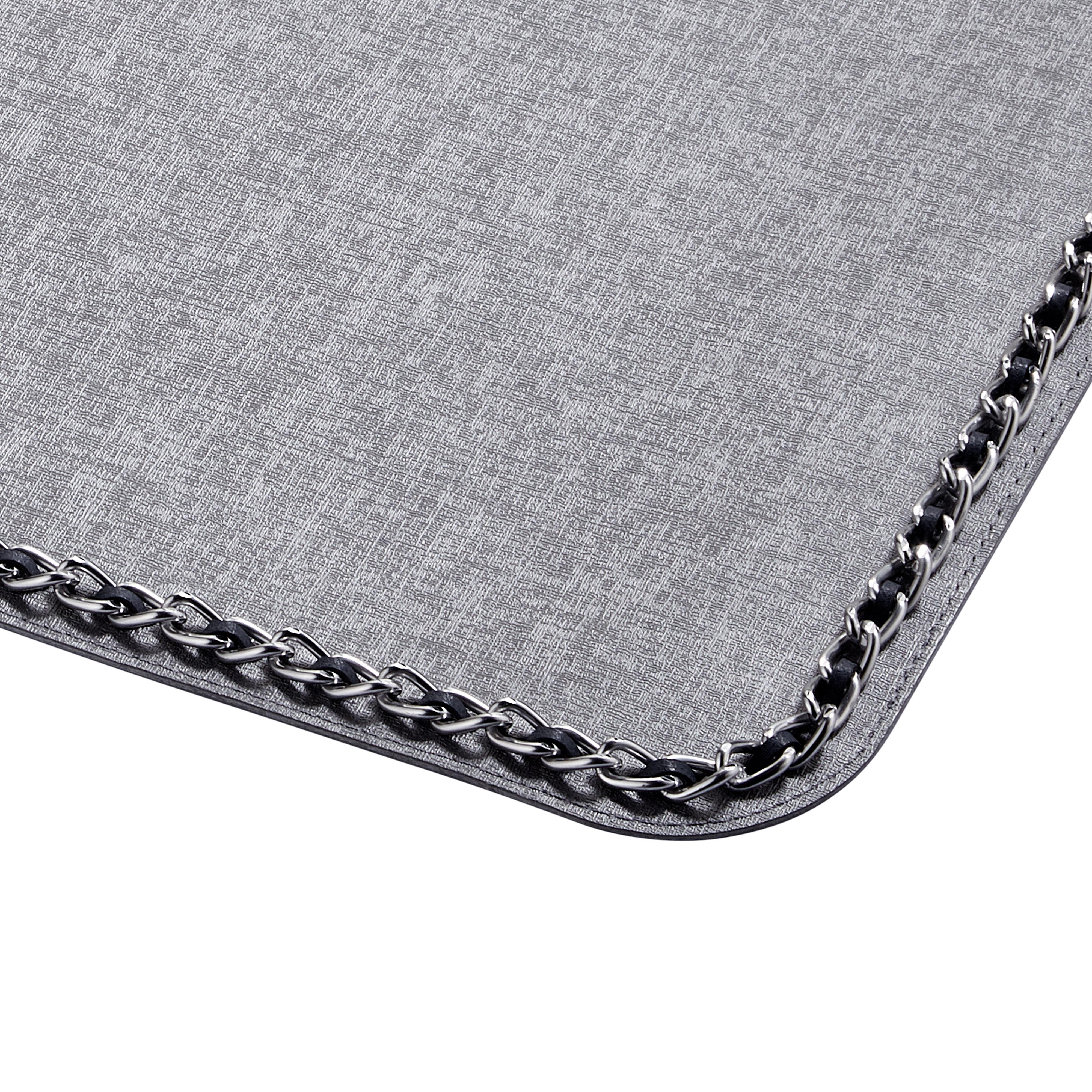 AMERİKAN SERVİSELE TRENDEle TrendDikdörtgen Silver Zincirli Beyaz Amerikan Servis