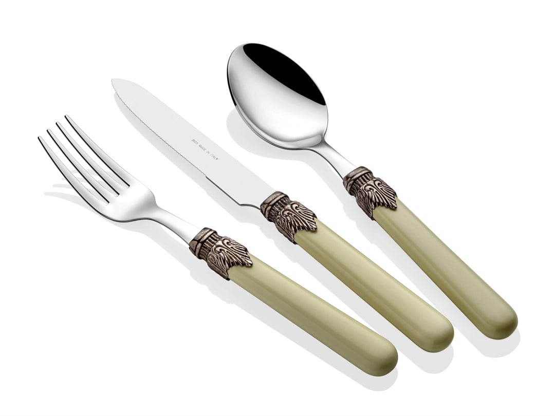 Classic yeşil 24 parça çatal bıçak seti