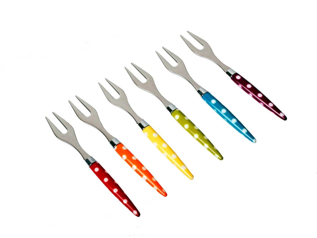 Color 6lı limon, meyve çatal seti