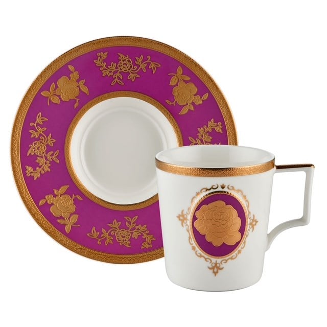 KAHVE FİNCAN SETLERİRIVADOSSI SANDROEle TrendStempa Venice  Purple 6lı Fincan Seti