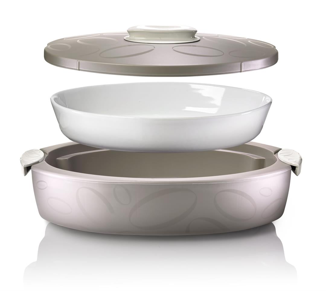 Termal Servis KaplarıENJOY ATER ITALYEle TrendTuttocaldo Oval Termal Servis Kabı 4L - Fındık