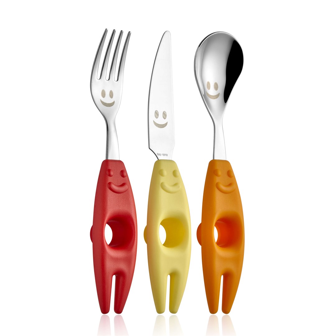 Trebimbi Gnam Sarı 3p Çatal Bıçak Seti