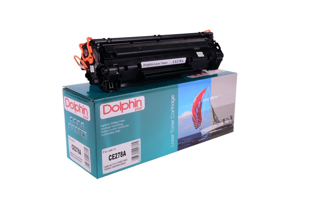 HP CE  278A  CANON CRG 728 Dolphin Toner Canon MF 4410 4420 4430 4450 4550   P 1560/ P 1566/ P 1567/ P 1568/ P 1569/ P 1600/ P 1606/ P 1606dn/ P 1607dn  P 1608dn/ P 1609dn/ M 1530/ M 1536dnf/ M 1537dnf/ M 1538dnf/ M 1539dnf