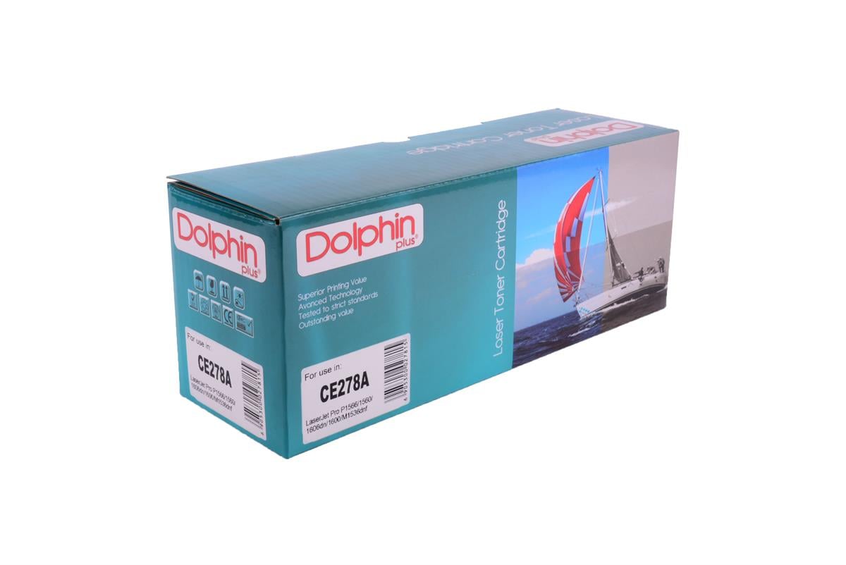 HP CE  278A  CANON CRG 728 Dolphin Toner Canon MF 4410 4420 4430 4450 4550   P 1560/ P 1566/ P 1567/ P 1568/ P 1569/ P 1600/ P 1606/ P 1606dn/ P 1607dn  P 1608dn/ P 1609dn/ M 1530/ M 1536dnf/ M 1537dnf/ M 1538dnf/ M 1539dnf