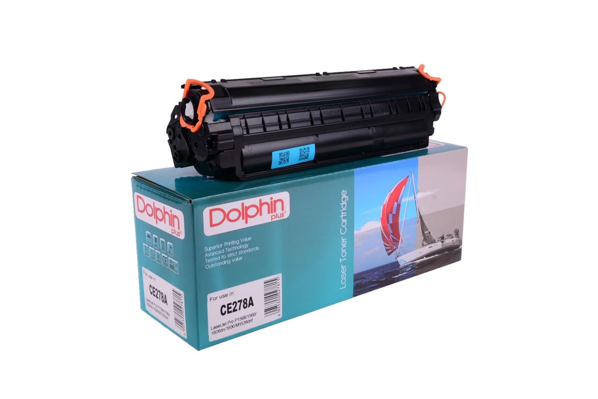 HP CE  278A  CANON CRG 728 Dolphin Toner Canon MF 4410 4420 4430 4450 4550   P 1560/ P 1566/ P 1567/ P 1568/ P 1569/ P 1600/ P 1606/ P 1606dn/ P 1607dn  P 1608dn/ P 1609dn/ M 1530/ M 1536dnf/ M 1537dnf/ M 1538dnf/ M 1539dnf