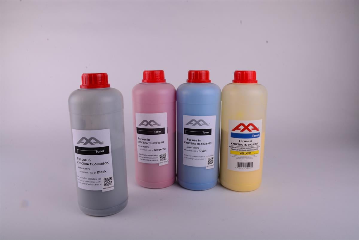 KYOCERA TK 590 895 AA Black Toner 800gr şişe