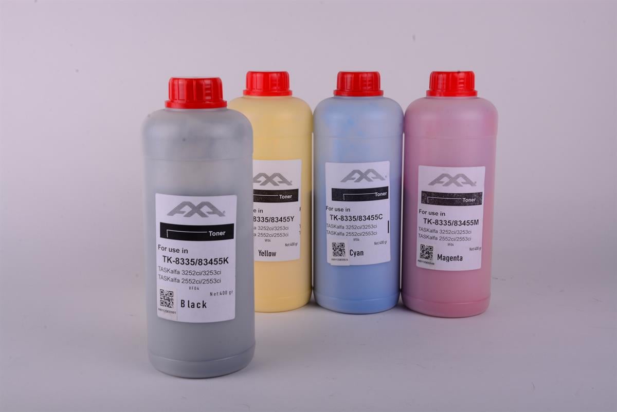 KYOCERA TK 8335 TK 8345 AA Black Toner 800g Şişe Taskalfa 2552ci 3252ci