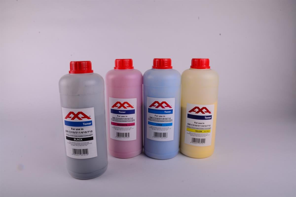 OKI C 310 312 511 531 610 710 BLACK TONER (800gr) MC 362 562 3200 5100 6100 5800   C 5100 / 5400 / 7300 / 7500 / 9300 / 9500