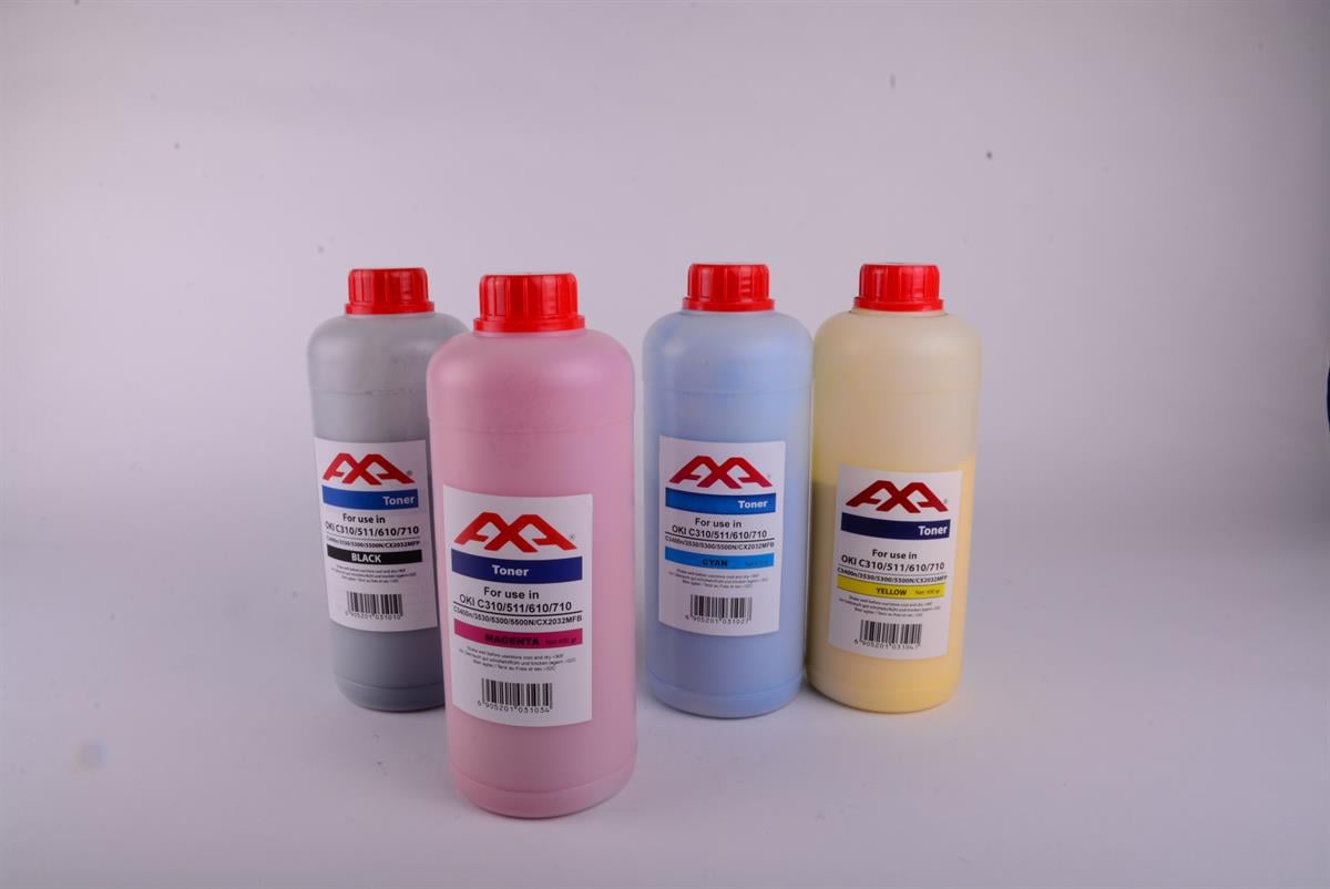 OKI C 310 312 511 531 610 710 MAGENT TONER (800gr) MC 362 562 3200 5100 6100   C 5100 / 5400 / 7300 / 7500 / 9300 / 9500